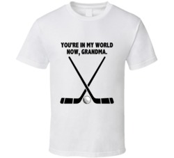 Happy Gilmore Hockey Sticks Golf Ball Youre In My World Now Grandma Fa