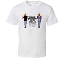 Waynes World Wayne And Garth If A Man Kills Another Man In Battle Its 