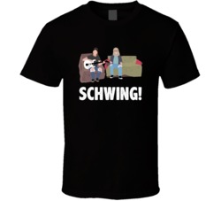 Waynes World On The Couch Schwing Favorite Movie Quotes T Shirt