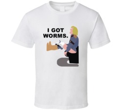 Dumb And Dumber Bathroom Scene I Got Worms Favorite Movie Quotes T Shi