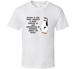 Mary Poppins Penguin Waiter Theres A Mist Coming In Favorite Movie Quo
