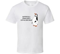 Mary Poppins Penguin Waiter Supercallifragilisticexpialidocious Favori
