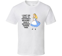 Alice In Wonderland I Cant Go Back To Yesterday Favorite Movie Quotes 