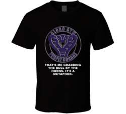 Dodgeball Purple Cobras Thats Me Grabbing The Bull By The Horns Favori