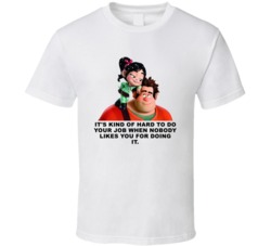 Wreck It Ralph Vanellope And Ralph Hard To Do Your Job When Nobody Lik