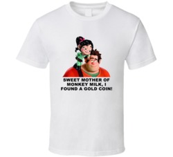 Wreck It Ralph Vanellope And Ralph I Found A Gold Coin Favorite Movie 