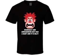 Wreck It Ralph Pixelated Head Doomsday And Armageddon Just Had A Baby 