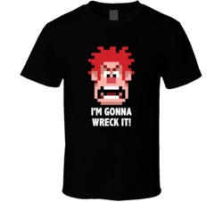 Wreck It Ralph Pixelated Head Im Gonna Wreck It Favorite Movie Quotes 