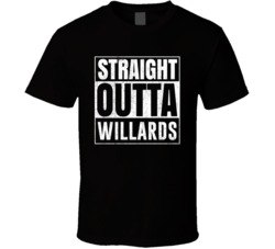 Straight Outta Willards Maryland City Grunge Parody Cool T Shirt