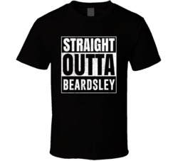 Straight Outta Beardsley Minnesota City Grunge Parody Cool T Shirt