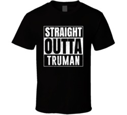 Straight Outta Truman Minnesota City Grunge Parody Cool T Shirt