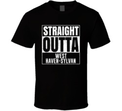 Straight Outta West Haven-sylvan Oregon City Grunge Parody Cool T Shir