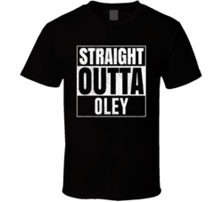 Straight Outta Oley Pennsylvania City Grunge Parody Cool T Shirt