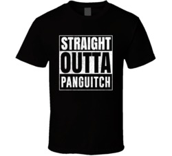 Straight Outta Panguitch Utah City Grunge Parody Cool T Shirt