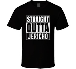 Straight Outta Jericho Vermont City Grunge Parody Cool T Shirt