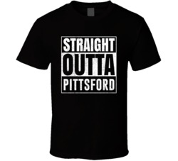 Straight Outta Pittsford Vermont City Grunge Parody Cool T Shirt