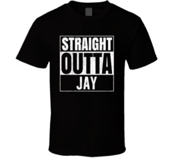 Straight Outta Jay Vermont City Grunge Parody Cool T Shirt