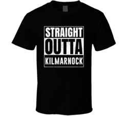 Straight Outta Kilmarnock Virginia City Grunge Parody Cool T Shirt