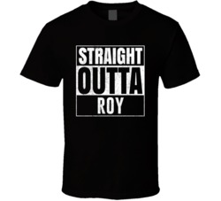 Straight Outta Roy Washington City Grunge Parody Cool T Shirt