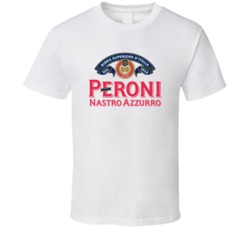 Peroni Nastro Azzurro Premium Italian Lager Beer Lovers T Shirt