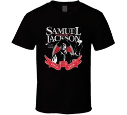 Samuel Jackson Good Beer Itll Get You Drunk Funny Distressed Look Beer