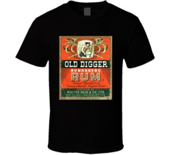 Old Digger Bundaberg Rum Australian Sugar Cane Alcohol Lovers Distress