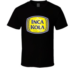 Inca Kola Soda Pop Popular Peruvian Drink T Shirt