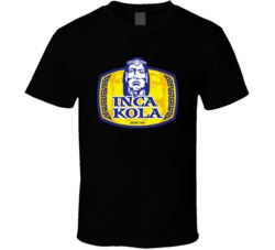 Inca Kola Soda Pop Popular Peruvian Drink Logo T Shirt