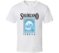 Solorzano Tequila Mexican Made Popular Liquor Distressed Look T Shirt