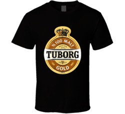 Tubord Gold Denmark Pale Lager Beer Distressed Look Beer Lovers T Shir