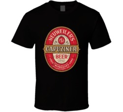 Neuweilers Capuziner Beer Vintage 1940s Beer Label T Shirt