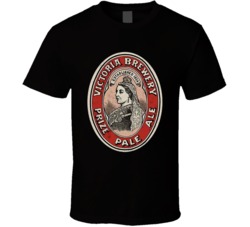 Victoria Brewery Prize Pale Ale Vintage Australian Beer Label T Shirt