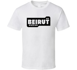 Beirut Beer Lebonese German Style Pilsner Beer Logo T Shirt