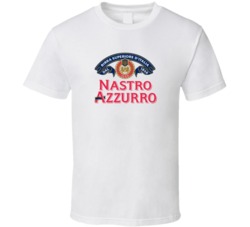Nastro Azzurro Premium Italian Lager Beer Lovers T Shirt