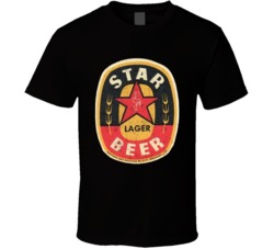 Star Lager Vintage East African Beer Label T Shirt