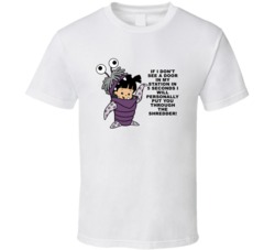 Monsters Inc Boo Dressed As Monster I Will Put You Through The Shredde