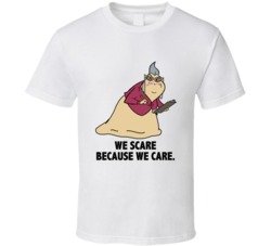 Monsters Inc Roz We Scare Because We Care Favorite Movie Quotes T Shir