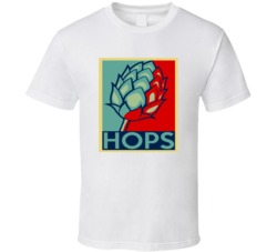 Hops Funny Hope Poster Parody Beer Drinkers T Shirt