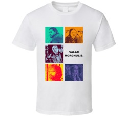 Game Of Thrones Character Pop Art Valar Morghulis Season 8 Quotes Fan 