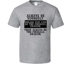 Always Be Yourself Unless You Can Be A Fireball Dragon Funny Alcohol D
