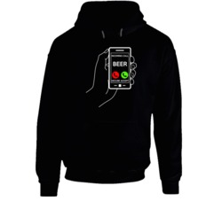 Beer Incoming Call Decline Accept Funny Beer Lovers Hoodie