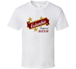 Columbia Preferred Beer Pennsylvania Vintage Label Beer Lovers T Shirt
