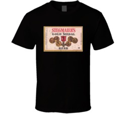 Stegmaiers Gold Medal Beer Distressed Vintage Beer Label T Shirt