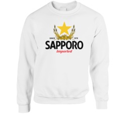 Sapporo Importer Lager Japan Beer Lovers Crewneck Sweatshirt