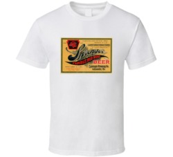 Sprenger Red Rose Beer Vintage Label Beer Lovers T Shirt