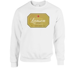 Lanson Gold Label Champagne Favorite Bubbly Crewneck Sweatshirt