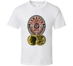 Labatt India Pale Ale Vintage Canada Beer Label T Shirt