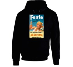 Fanta Vintage 1966 Advertising Poster Soda Pop Lovers Hoodie