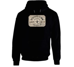 Continental Lager Beer Vintage Label Beer Lovers Hoodie