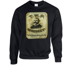 Twp Whiskey Edgewood Distilling Vintage Distressed Bottle Label Raglan